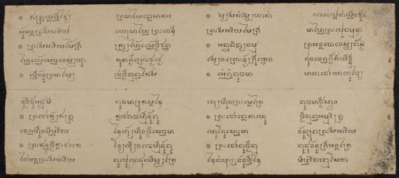 Pagină dintr-un manuscris în limbile pali şi thailandeză care conţine legenda călugărului Phra Malai şi citate din Abhidharma